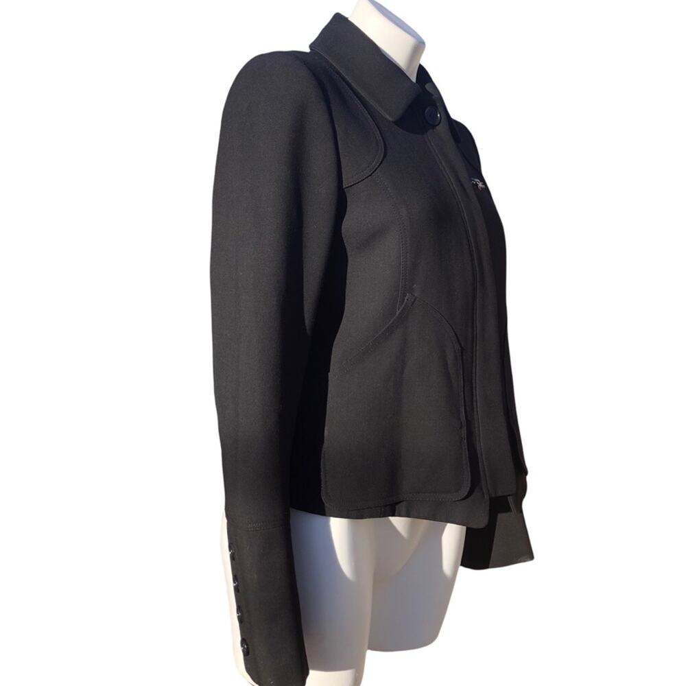 Ann Taylor Lined Jacket Zip & Button Closure Pock… - image 6